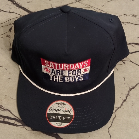 Imperial Navy Blue 'Saturdays Are For The Boys' Hat - Picture 4 of 4